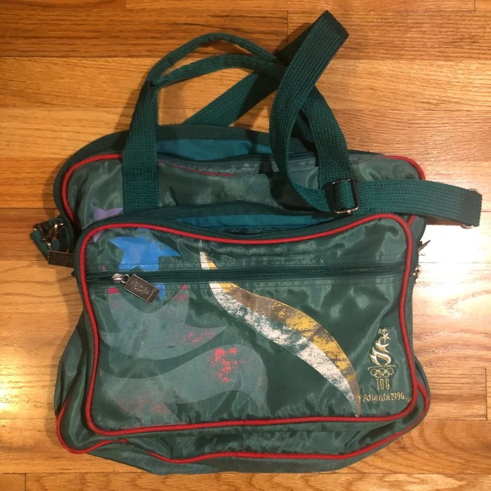Olympic Games Collection by Copywrite Green Atlanta 1996 Olympic Games Tote Bag